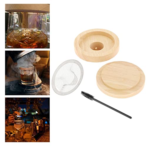 ATORSE Cocktail Smoker Kit Smoke Infusion with Cleaning Brush for Infuse Cocktails - Image 2
