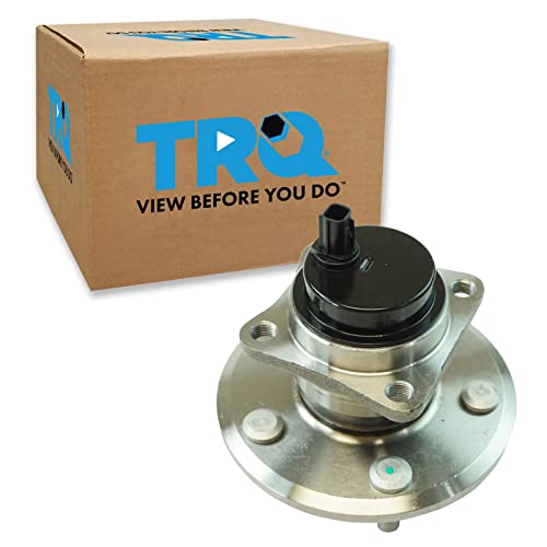 TRQ Rear Driver or Passenger Side Wheel Bearing and Hub Assembly Compatible with 20102013 Toyota Matrix S FWD 2009 Pontiac Vibe GT with Sport Suspension - Image 1