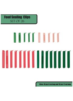 Premium Quality Multicolor Clips - Food Saver - Food Sealing Clips (Set of 26)