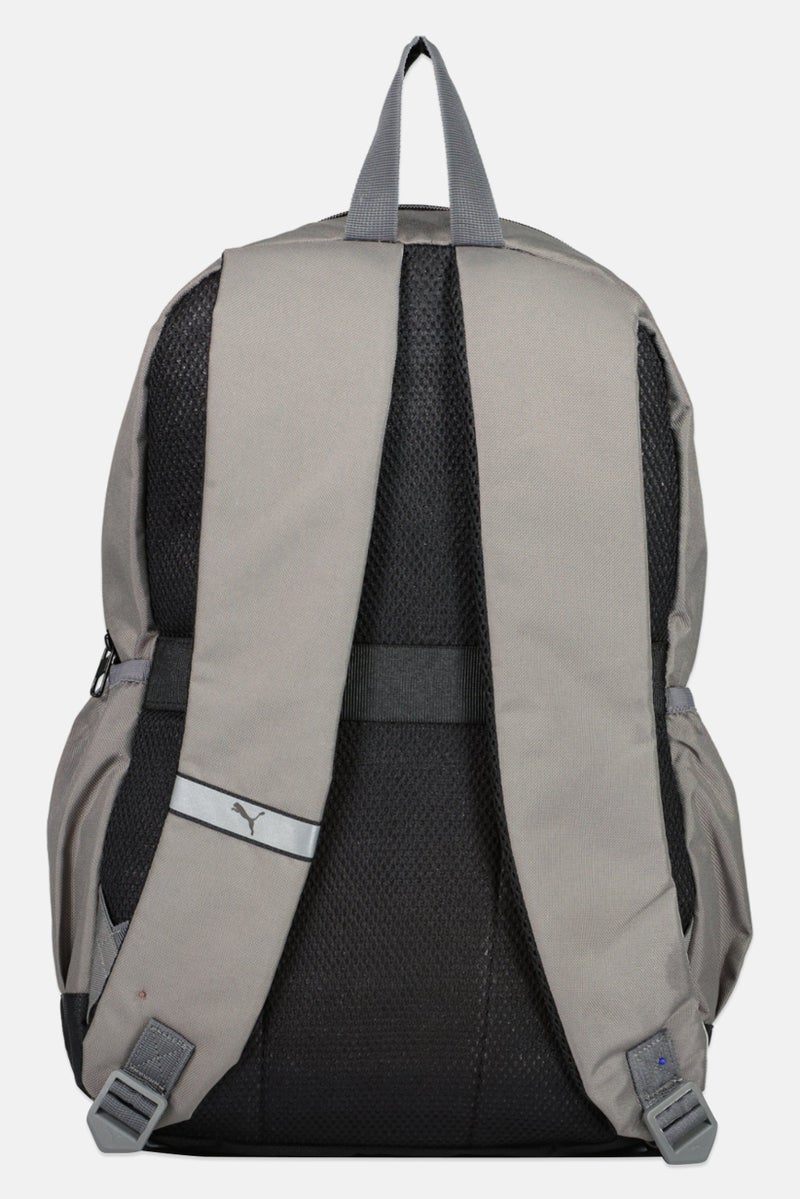 PUMA Men Brand Logo Backpack, Grey - Image 2