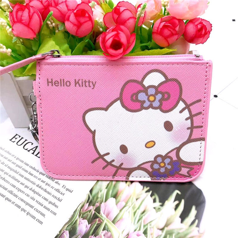 Cartoon Kurome Cinnamon Dog Pudding Dog Gemini Card Holder Id Coin Purse Integrated Keychain Storage Pendant - Image 1