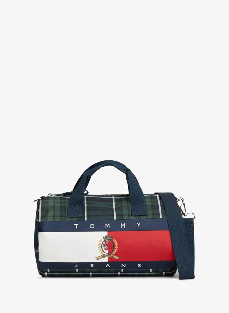 تومي جينز Archive Flag Badge Check Duffel Bag