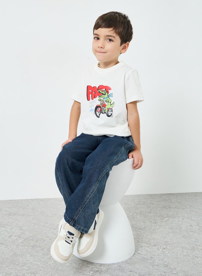 ستايلي جينز مغسول قطن - Image 2