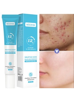 MOOYAM Salicylic Acid Salvia Miltiorrhiza Remove Acne Gel Lighten Acne Marks Remove Acne and Shrink Pores Plant Essence-Fast Acne Removal in 12 Hours to See Results  - Image 1