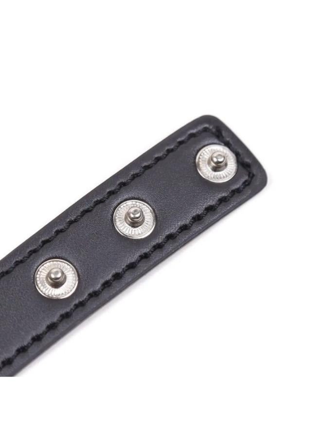 قابل للتعديل الجلود المختنق قلادة الشرير قلادة سلسلة طوق الناعمة CH-04 - Image 2