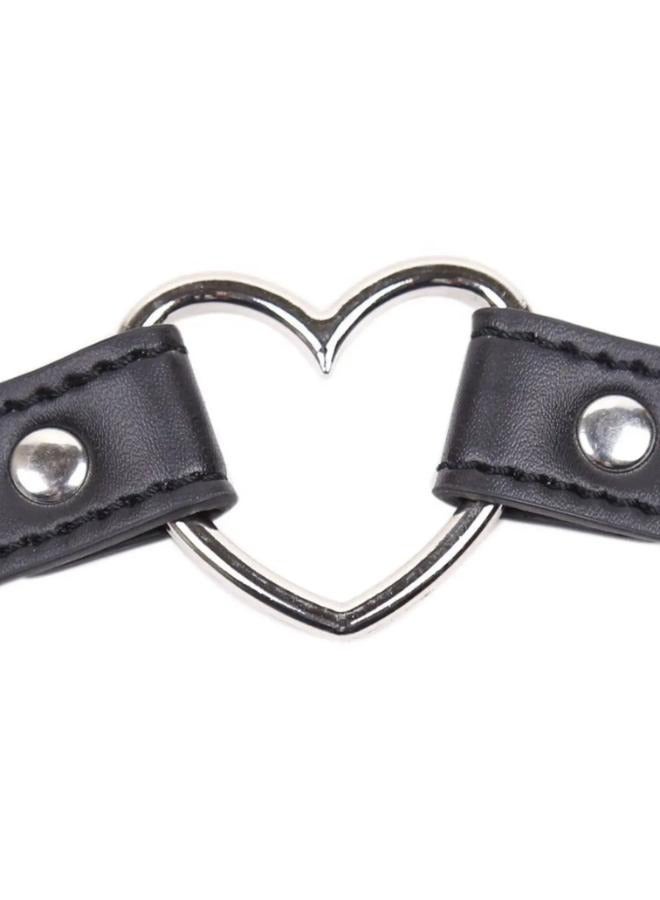 قابل للتعديل الجلود المختنق قلادة الشرير قلادة سلسلة طوق الناعمة CH-04 - Image 3