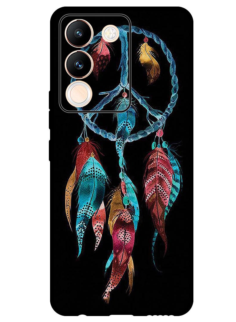 Theodor Protective Case Anti Scratch Shock Proof Bumper Cover For Vivo Y200 Wind Charm Blue - Image 1