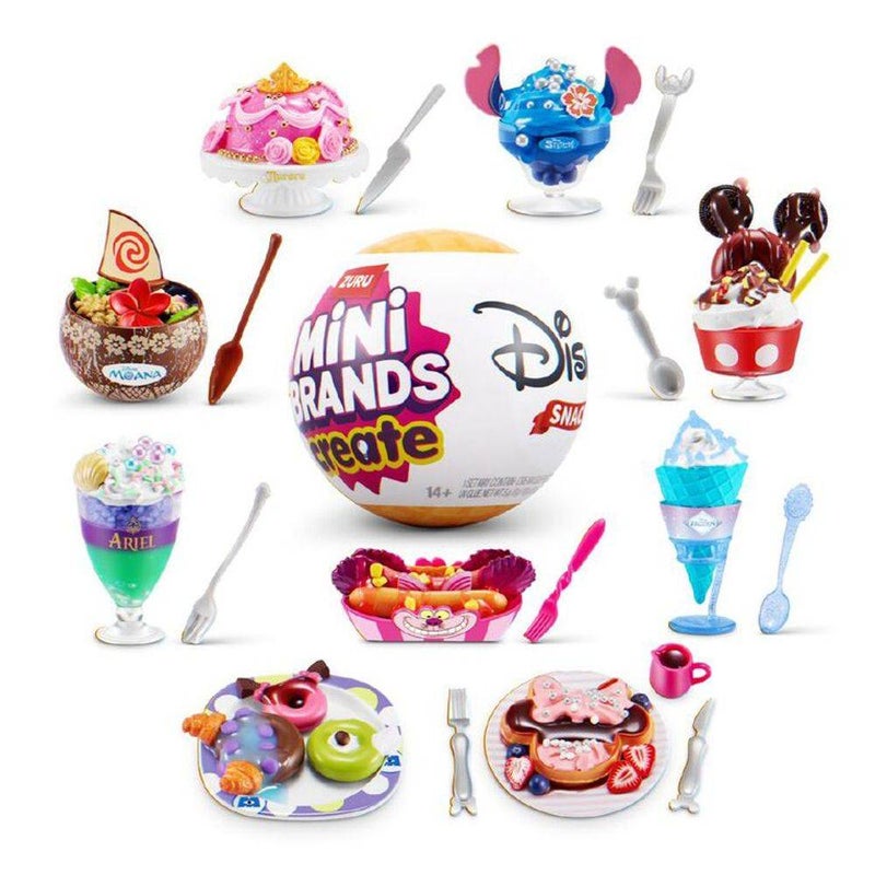 Mini Brands Disney Snackles Create Series 1 Collectible Capsule (Assorted) - Image 2