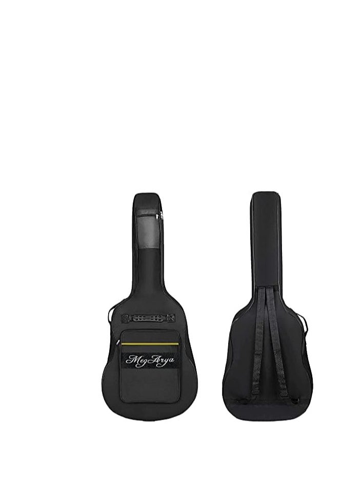 Megarya Acoustic Guitar Bag 40/41 Inch Full Size 5mm Padded Guitar Bag Backpack.  - Image 2