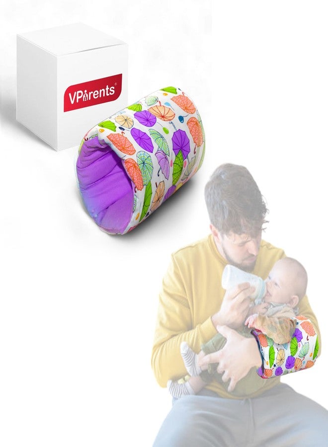 VParents Baby Feeding Arm Pillow for New Born Nursing Pillow for Breast and Bottle Feeding Pillow (Chunky) - Image 1
