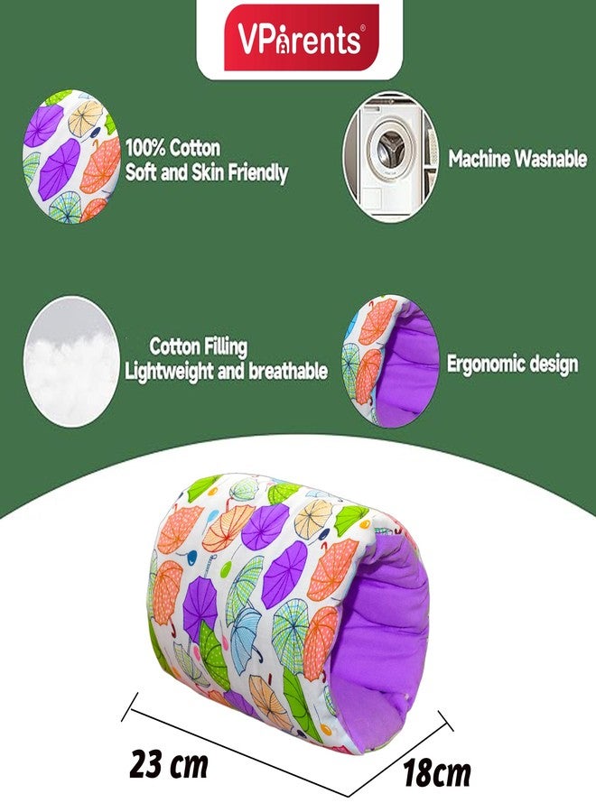 VParents Baby Feeding Arm Pillow for New Born Nursing Pillow for Breast and Bottle Feeding Pillow (Chunky) - Image 3
