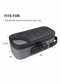 Excefore Smell Proof Bag with Lock, Smell Proof Case, Smell Proof Storage Bag with Odor Absorbing Activated Charcoal Lining for Herbs  - Image 4