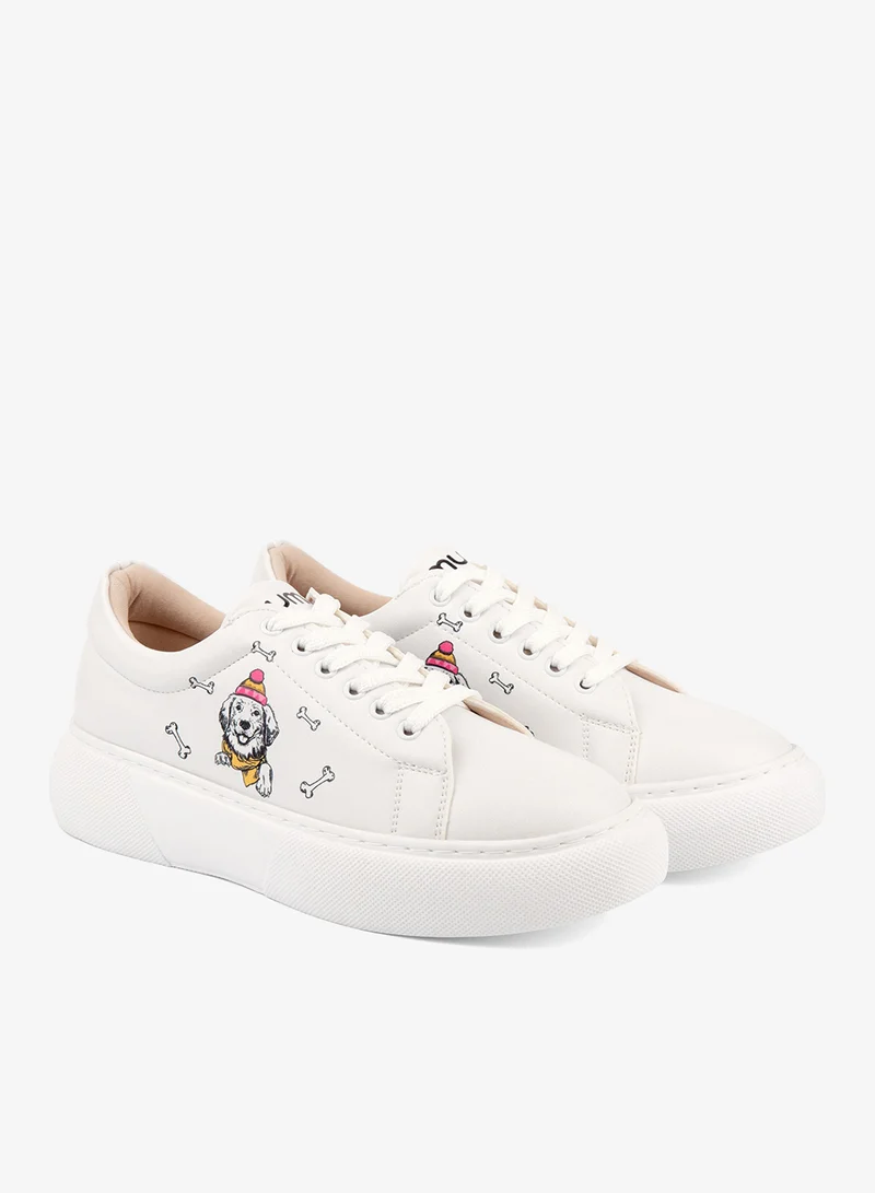 Mumka Dog Couple Dog Couple Sneakers for Women | Best Price UAE