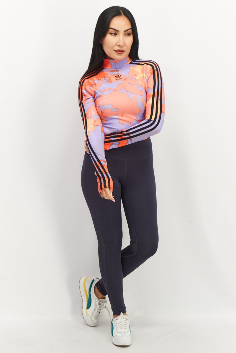 adidas Originals Women Sportswear Fit Long Sleeve Bodysuit, Multicolor  - Image 2