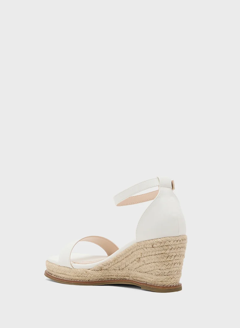 ايلا Double Strap Mid Wedge Sandal