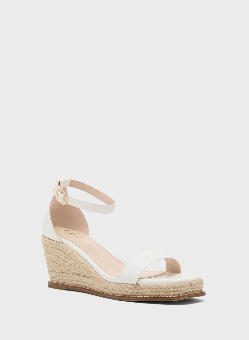 ELLA Double Strap Mid Wedge Sandal - Image 3