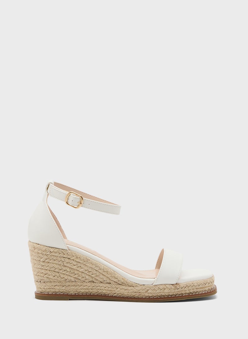 ELLA Double Strap Mid Wedge Sandal - Image 1