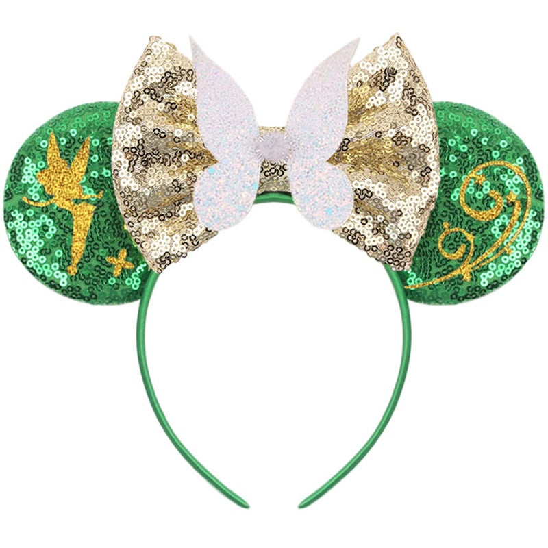 MADO Mouse Ears Headband for Women Girls, Fairies Mouse Ears for Adult Kids Princess Dress Accessories park ears hair accessories for Girls - Image 1