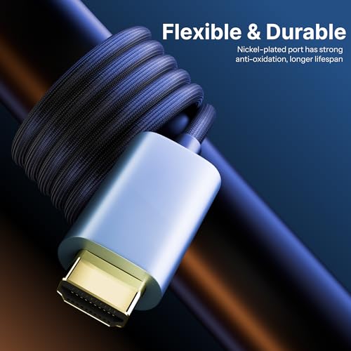 Basesailor USB Type C to HDMI 2.0 Cable 1.5M, High Speed 18Gbps 4K@60Hz UHD Adapter Cord, Male to Male, Compatible with TV, Monitor, Laptop, MacBook, iPad Pro, Type-C Smartphones, Projector & More - Image 3