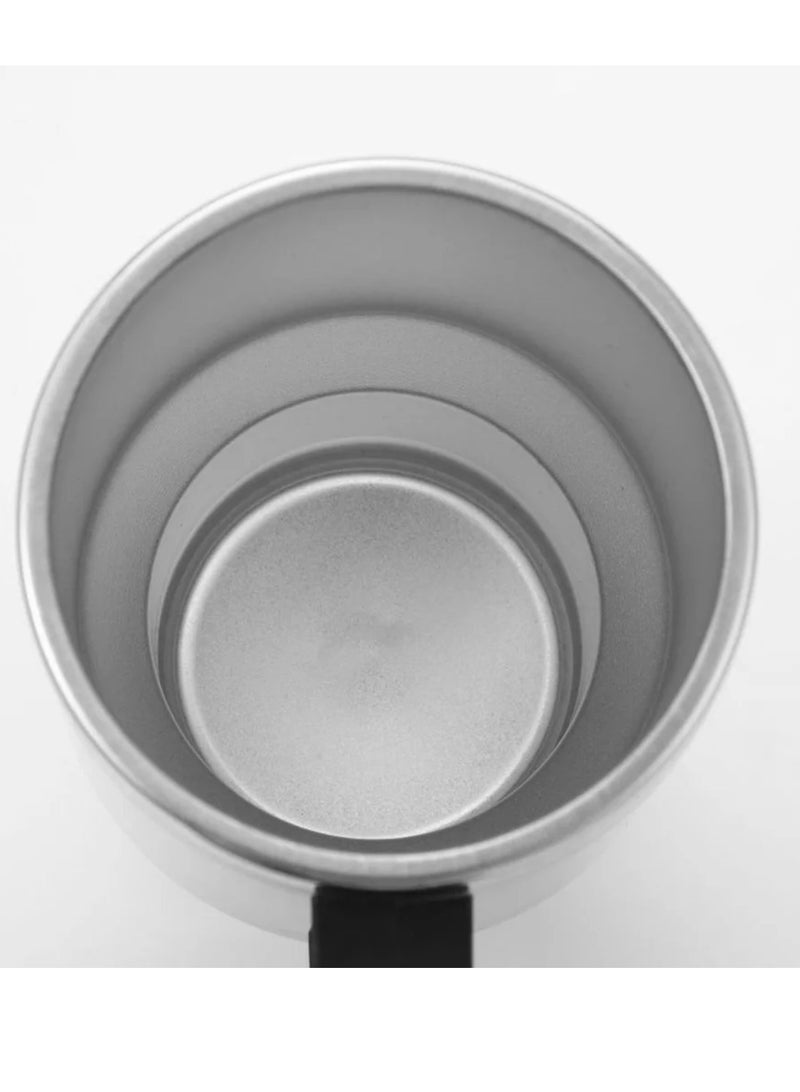 DIGI CORE Electric Travel Mug - Stainless Steel Heating Cup For Car - Portable Hot Water Bottle Electric Kettle And Thermal Milk Container - Image 3