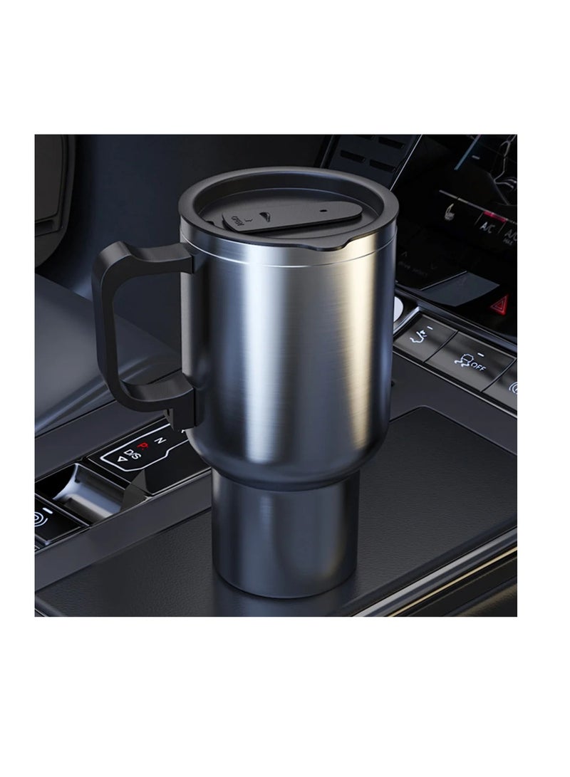 DIGI CORE Electric Travel Mug - Stainless Steel Heating Cup For Car - Portable Hot Water Bottle Electric Kettle And Thermal Milk Container - Image 5