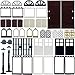 Miutrue Building Bricks Kit Glasses Windows and Doors Set Accessories Compatible for Generic Classic Bricks for Kids Boys Grils Building Kits fits with Major Brands - Image 2