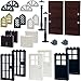 Miutrue Building Bricks Kit Glasses Windows and Doors Set Accessories Compatible for Generic Classic Bricks for Kids Boys Grils Building Kits fits with Major Brands - Image 3