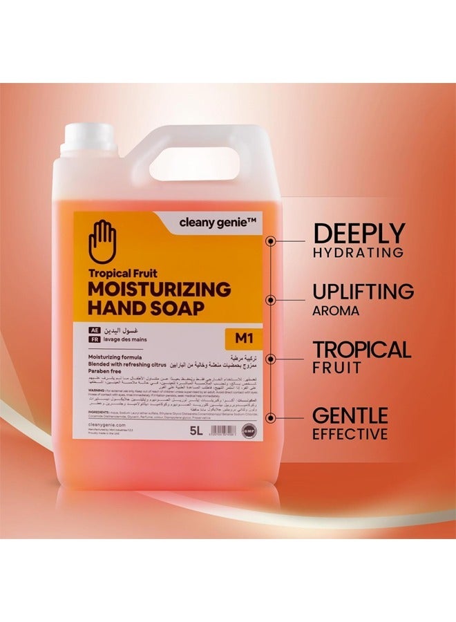 cleany genie Moisturizing Hand Soap Liquid Tropical Fruit Fragrance 5L - Image 3