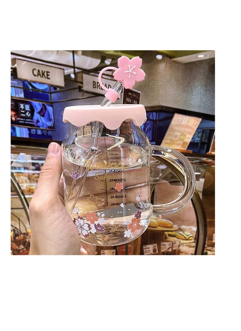 ماركة غير محددة - مج بايركس فلور🌷🌷  حاجهً كده في منتهي الرقه🌷🌷 زجاج بيركس حراري سخن وبارد🧊☕️ 👈🏻مستووووورد درجه اولى - Image 1
