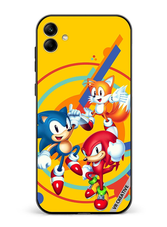 VR CREATIVE Protective Case Cover For Samsung Galaxy A04 Sonic Design Multicolour - Image 1