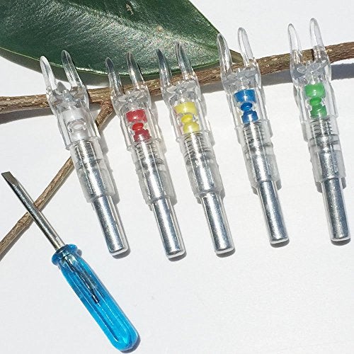 Reikawa 6PCS-S Lighted Nocks for Arrows with .244/6.2mm Inside Diameter Compound Bow Arrow Nock for Hunting Shooting - Image 3