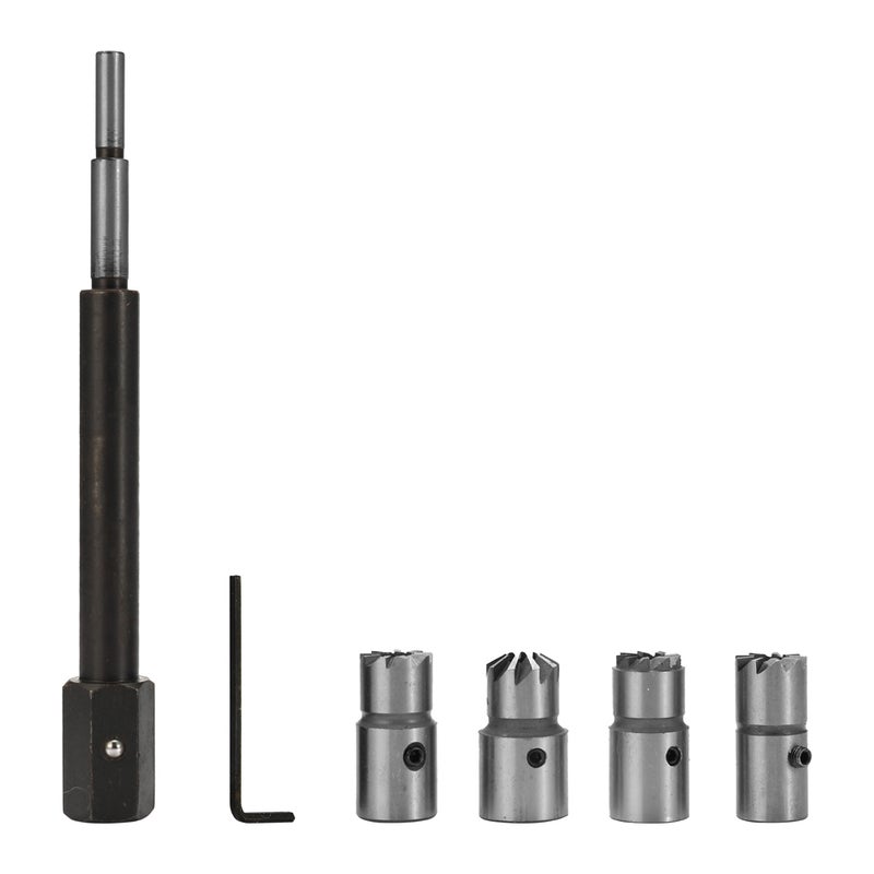 6pcs Fine Quality Auto Car Diesels Injector Seat Cutter Cleaner Repairing Removal Tool Kit - Image 1