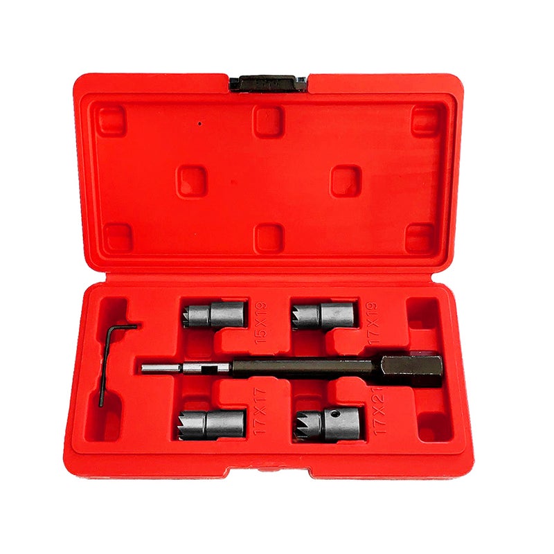 6pcs Fine Quality Auto Car Diesels Injector Seat Cutter Cleaner Repairing Removal Tool Kit - Image 2