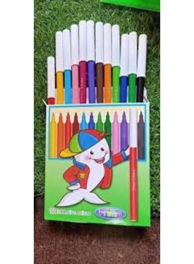 PRIMA Set of 12 Color fiber pens from Prima - Thin 12 piece - Image 3