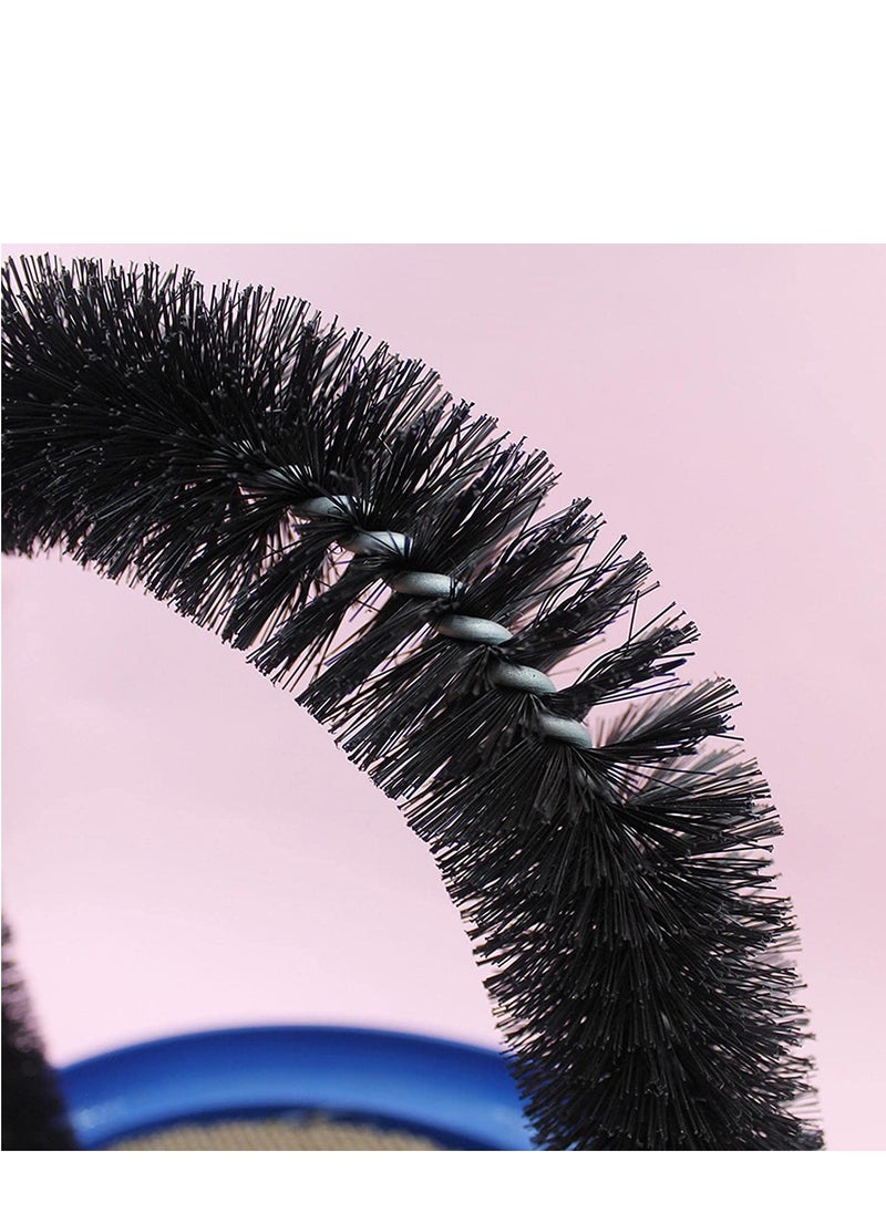 Generic Altheqa Cat Arch Self Groomer Cats Massager Kitten Toy Cat Self Grooming Brush Blue  - Image 4