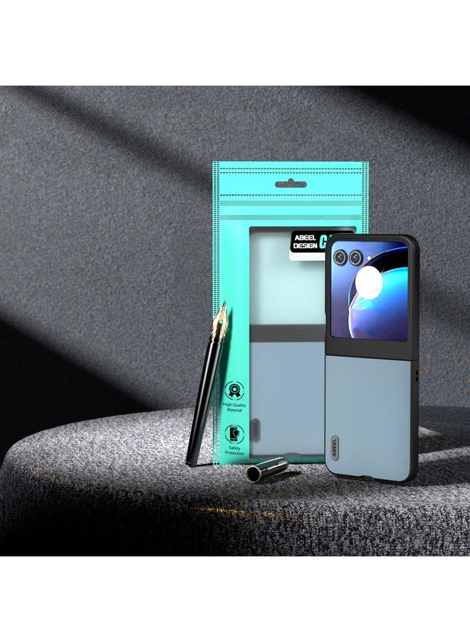 S-TOP Case For Motorola Razr 50 ABEEL Genuine Leather Elegant Phone Case - Image 4