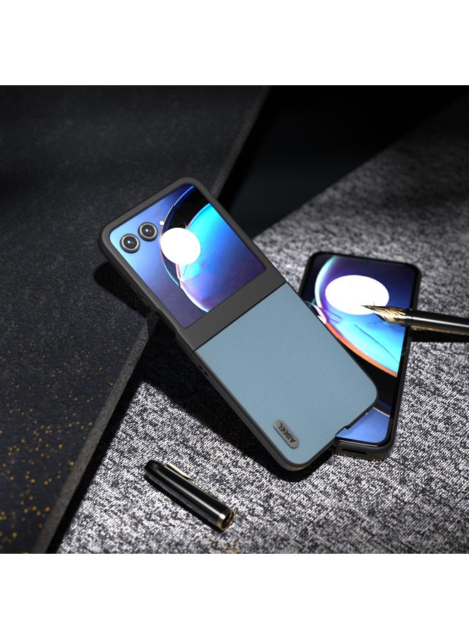 S-TOP Case For Motorola Razr 50 ABEEL Genuine Leather Elegant Phone Case - Image 5