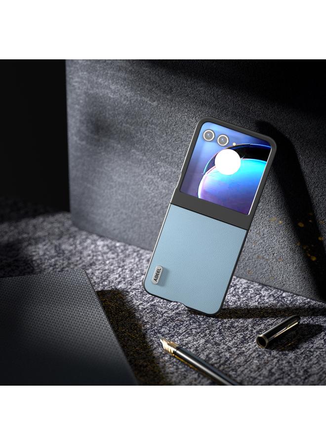 S-TOP Case For Motorola Razr 50 ABEEL Genuine Leather Elegant Phone Case - Image 3