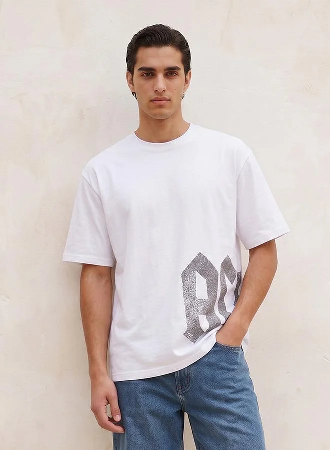 اس بي كاركترز ACDC Regular Fit Crew Neck Short Sleeves Printed T-shirt