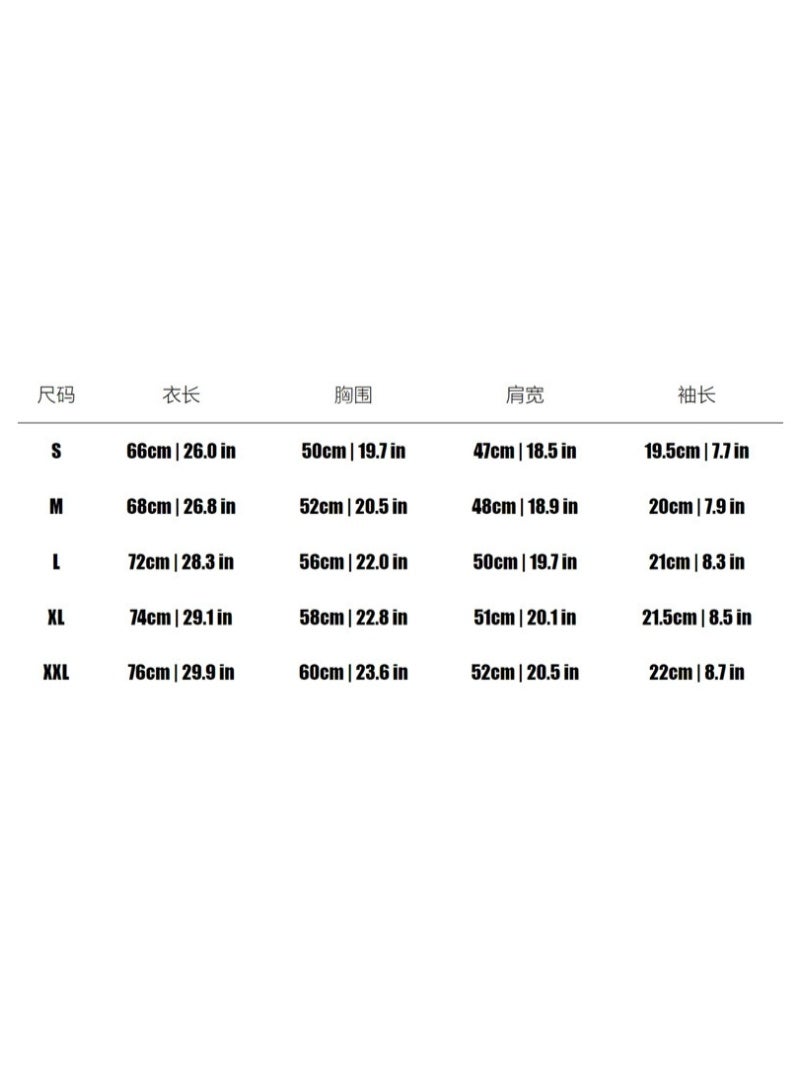 T-shirts for Both Men and Women Fashionable Clothing Breathable Cotton - Image 2