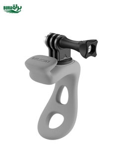BURAQ TELESIN Action Camera Mount Silicone Adjustable Mini Flexible Bracket For GoPro HERO / Insta360 / DJI Action Camera(Gray)  - Image 1