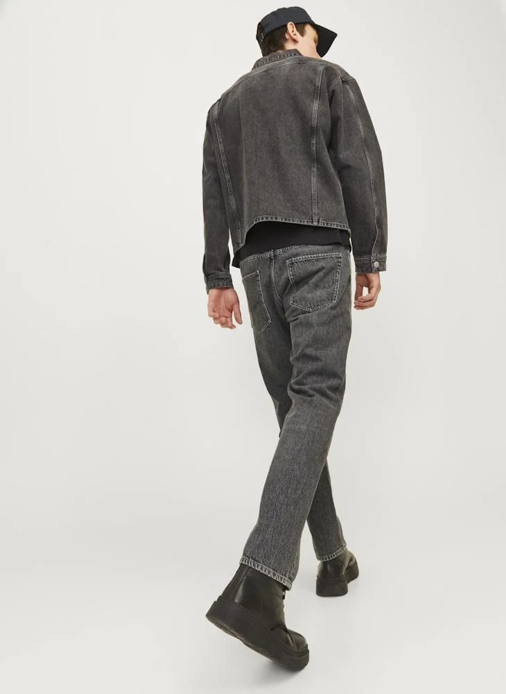 JACK & JONES Jjichris Jjoriginal Sbd 444 Mid Wash Stright Fit Jeans