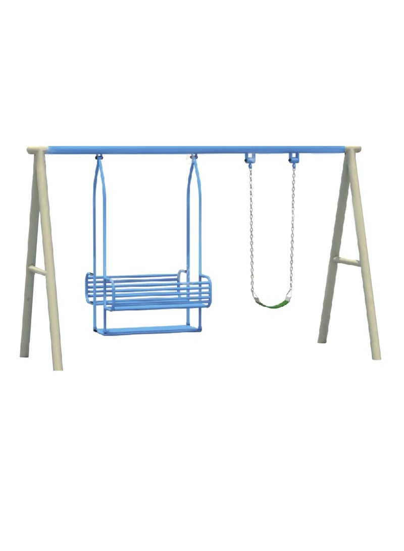 Myts Compact Double and Single Swing Set - Assorted Colors - Image 1
