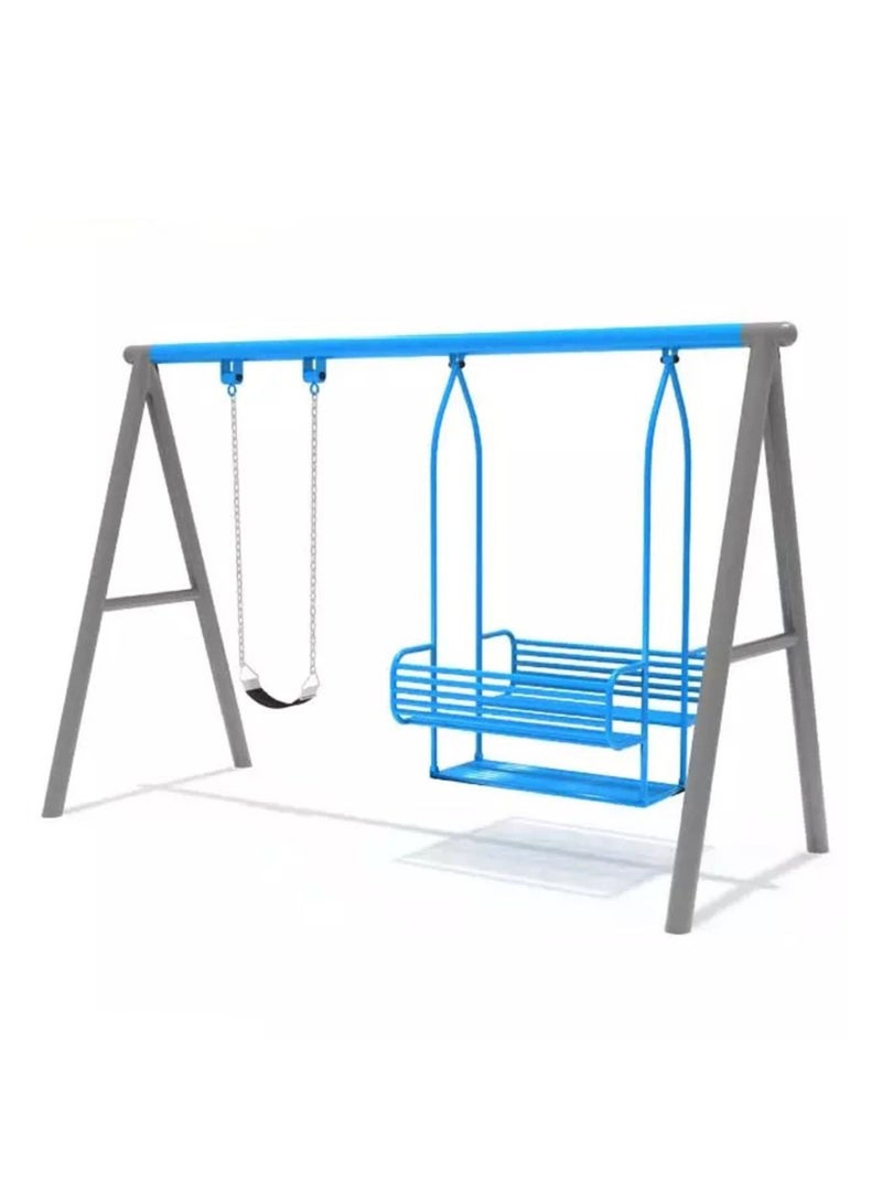 Myts Compact Double and Single Swing Set - Assorted Colors - Image 2