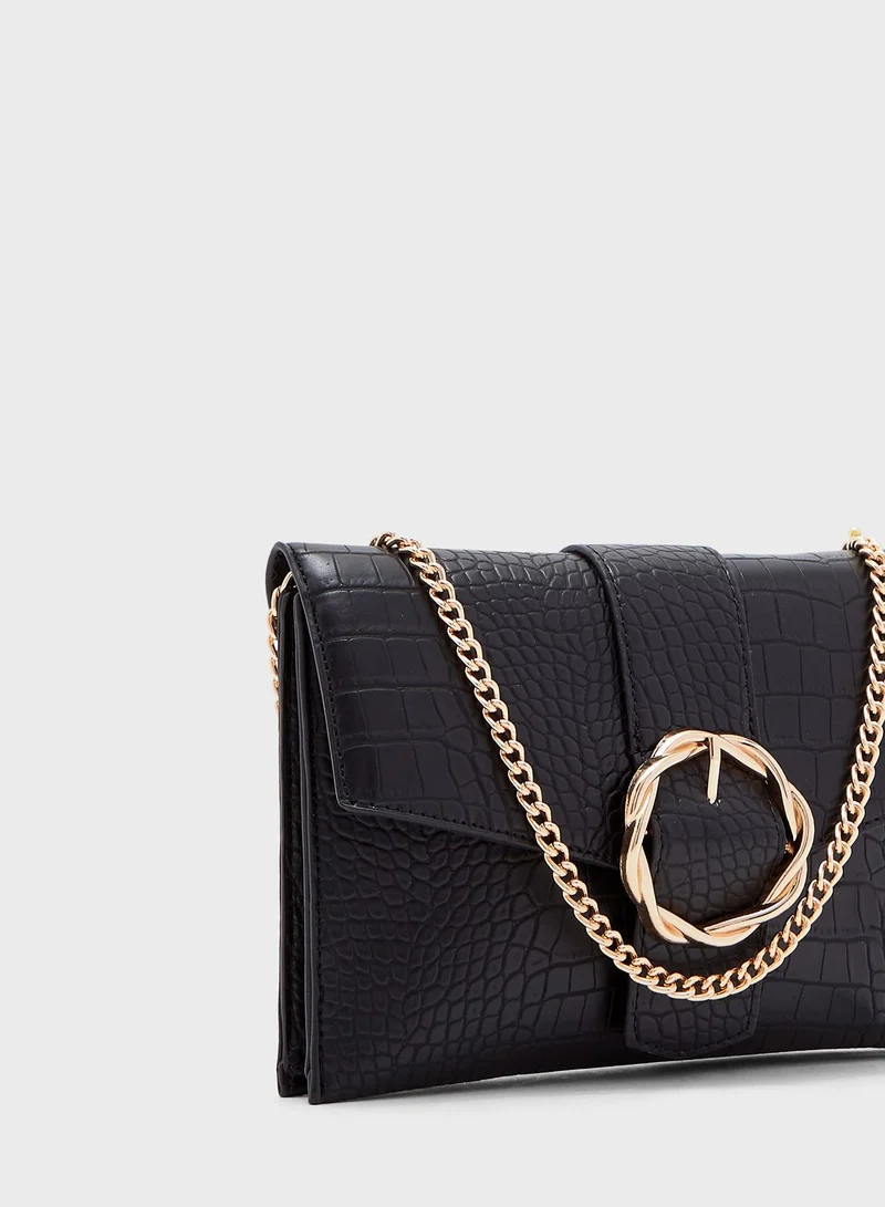 DOROTHY PERKINS Croc Buckle Crossbody