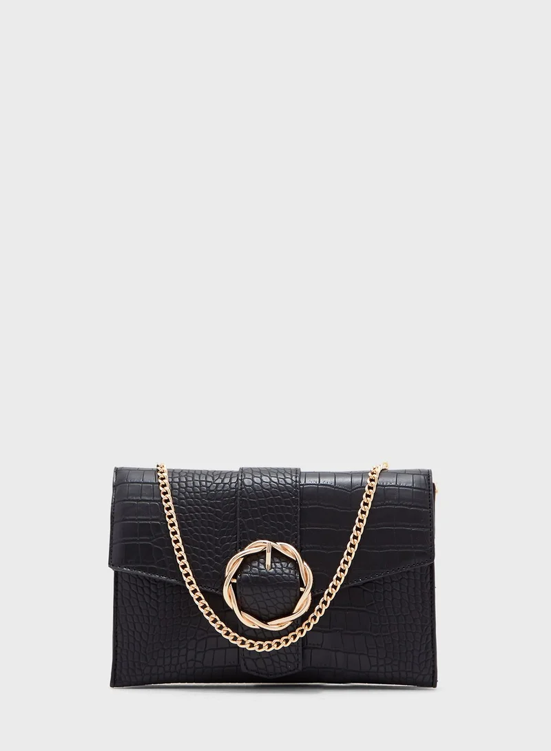 DOROTHY PERKINS Croc Buckle Crossbody