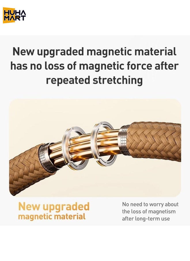 HuHa Mart Momax Mag.Link Magnetic 100W USB-C / Type-C to USB-C / Type-C Data Cable, Length:2m(Black)  - Image 5