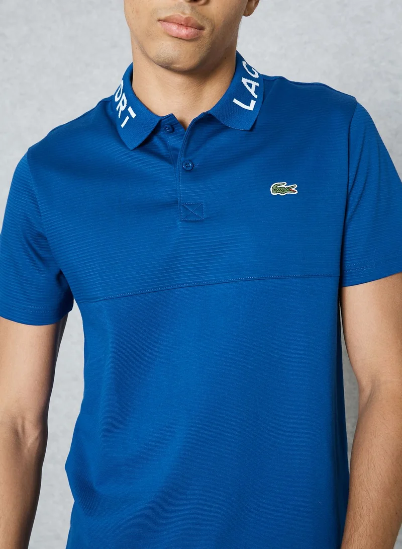 LACOSTE Stripe Polo