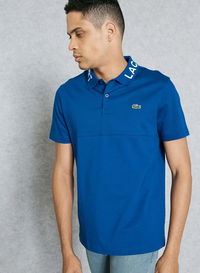 LACOSTE Stripe Polo