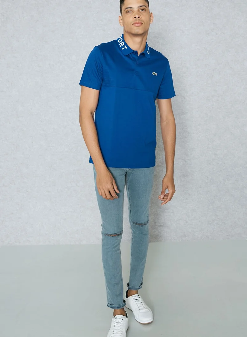 LACOSTE Stripe Polo